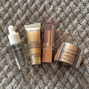NEW Lancome Absolue and Lip Idole Trial 4 Piece Set Bundle